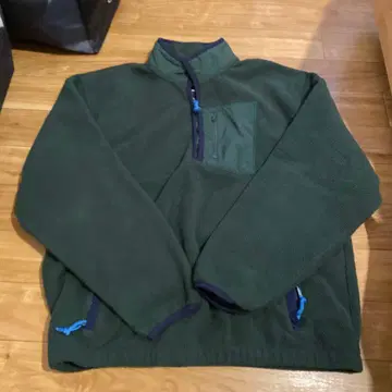 GAP 하프 지퍼 플리스 자켓 다크 그린