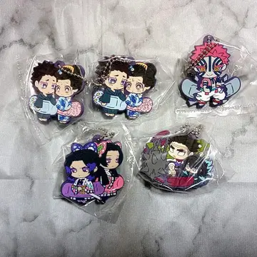 귀멸의 칼날 캐릭터 반장식 러버 마스코트 13탄