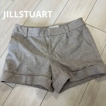 JILLSTUART 리본 포함 라메 믹스 숏팬츠
