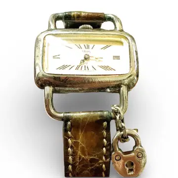 레어 Obrey 오브레이 순은 여성용 손목시계 프랑스제 빈티지