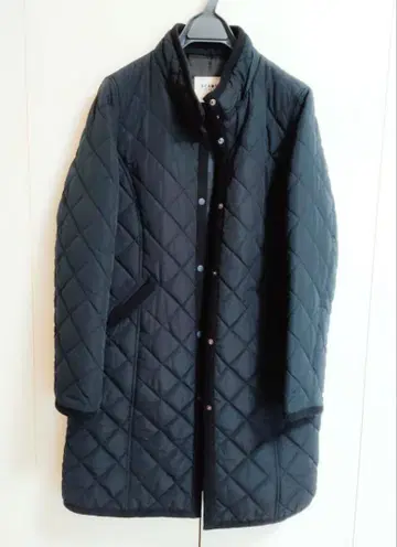 BEAMS HEART 다크 네이비 퀼팅 자켓 M