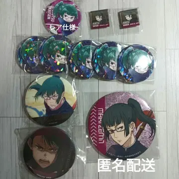 주술회전 젠인 마키 캔뱃지 세트