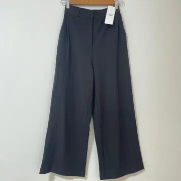 [택 포함 새상품] NANO UNIVERSE 블랙 와이드 팬츠