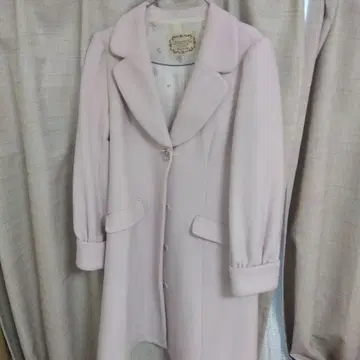 밀피유 클로젯 바이 로디스포토 코트 핑크 반짝이 리본