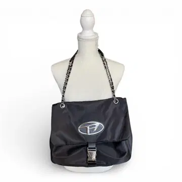 새상품급 대용량 2way 블랙 나일론 숄더백 y2k 한국