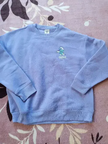 미사용 The Smurfs 트레이닝복 M 사이즈 연보라