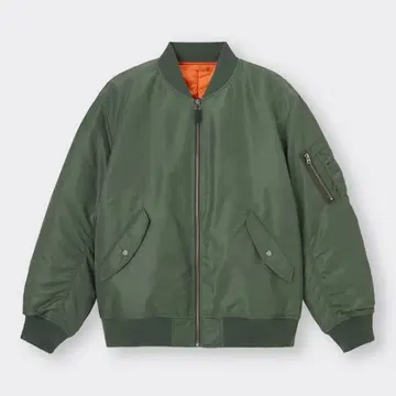 GU 히트 패디드 MA-1 블루종