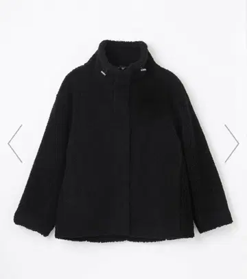 보아 하이넥 자켓 보아 스탠드 칼라 블루종 에니팜