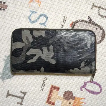FARO 장지갑 카모플라쥬 리자드 엠보