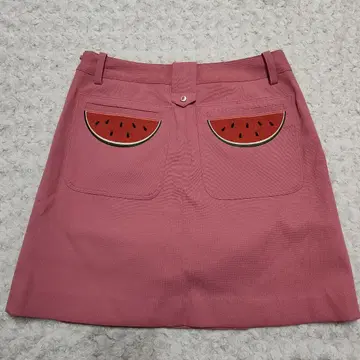 UESAKO 수박 포켓 미니 스커트 핑크