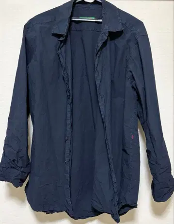 CASEY CASEY BIG RACCOURCIE SHIRT NAVY