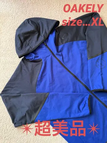 컨디션 최상 오클리 후드 골프 자켓 트랙 자켓 XL