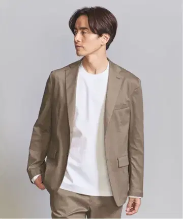 BEAUTY&YOUTH 브라운 캐주얼 수트 S 베이지