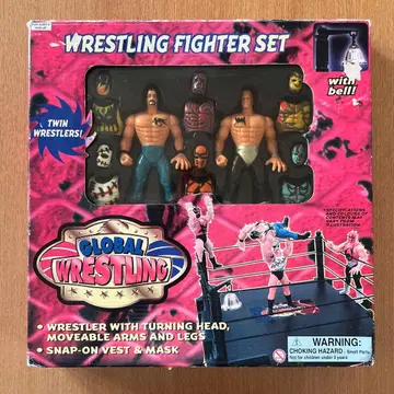 글로벌 레슬링 피규어 세트
