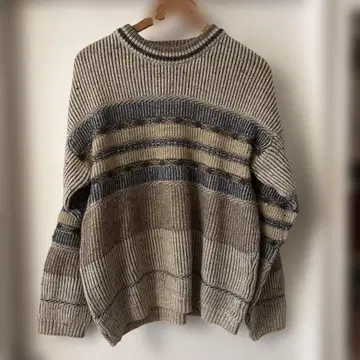 BRESCI 스트라이프 니트 스웨터