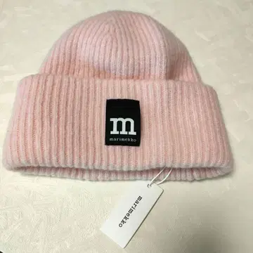 [새상품] marimekko 핑크 비니 모자