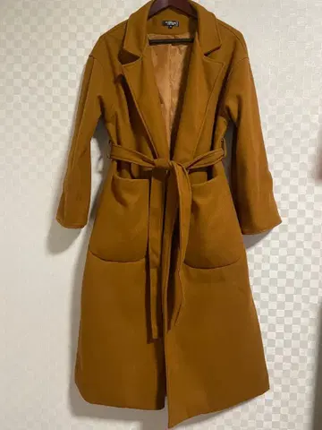 CARDLQ 브라운 롱 코트