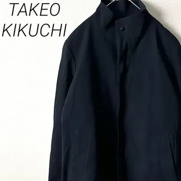 TAKEO KIKUCHI 스탠드 카라 코트 포켓 부착 심플 수트