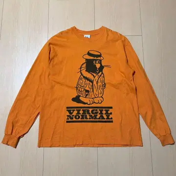 VIRGIL NORMAL 롱티 미국제 오렌지 L 사이즈