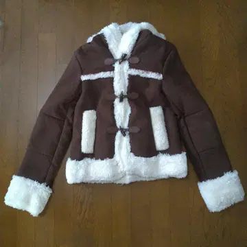 miel 페이크 무스탕 코트