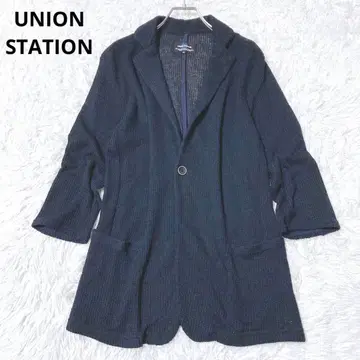 유니온 스테이션 테일러드 자켓 시어 캐주얼 네이비 LL