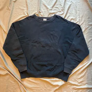 90's Delta 맨투맨 무지 블랙 USA제