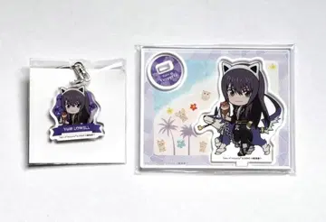 테일즈 요미우리랜드 키링 아크릴 스탠드 유리