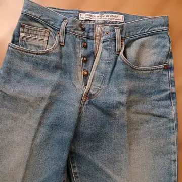 빈티지 EDWIN 데님 이탈리아제 라이트 블루