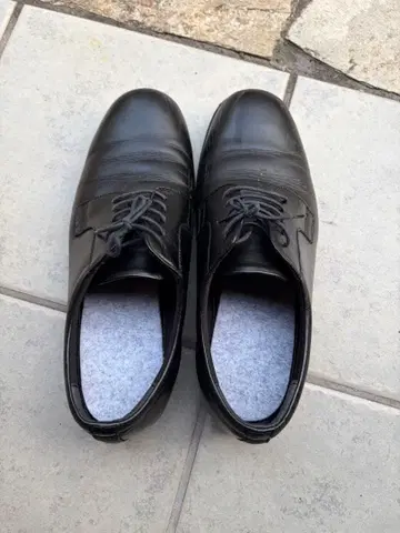 블랙 가죽 신발 남성용