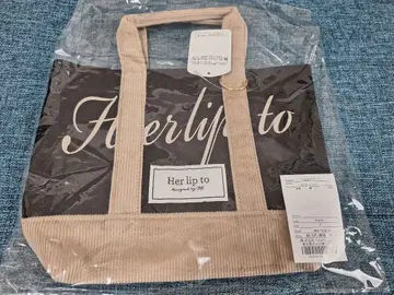 미개봉 새상품 Her lip to HLT Mini Tote 블랙