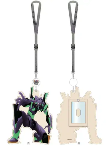 미개봉 새상품 에반게리온 초호기 패스 케이스 스트랩 세트