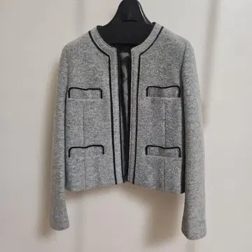 일본제 INED 노카라 자켓 그레이 7호