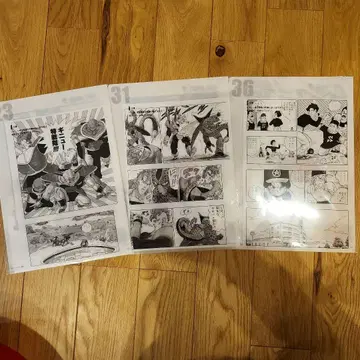 드래곤볼 40주년 제일복권 G상 클리어 파일 3장