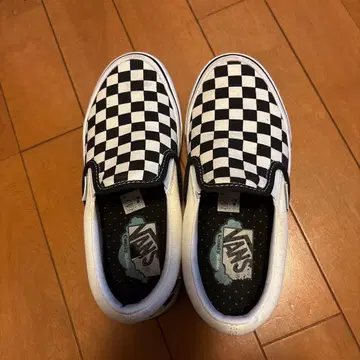 VANS 체크 무늬 슬립온