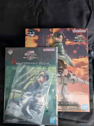 진격의 거인 제일복권 B상 리바이 피규어 D상 아크릴 스탠드