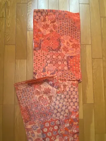 순수 실크 기모노 코몬 톨 사이즈