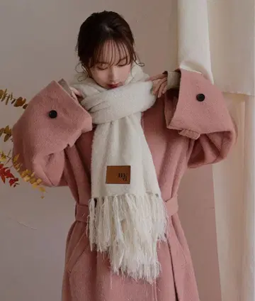 mideal 오리지널 글리터 샤기 머플러