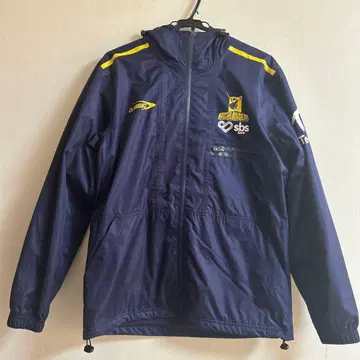 CLASSIC 후드 부착 나일론 자켓 S 네이비