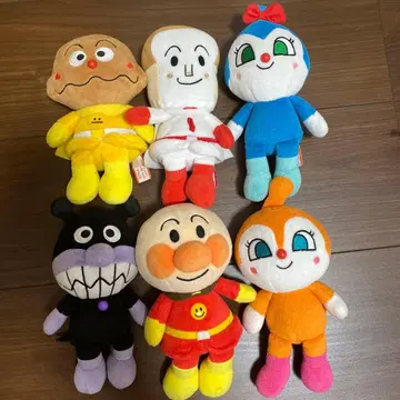 호빵맨 봉제 인형 6개 세트