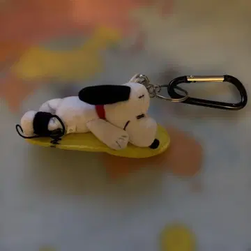하와이 한정판 스누피 서핑 키 홀더