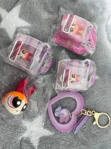 파워퍼프걸스 블로썸 키링 5개 세트