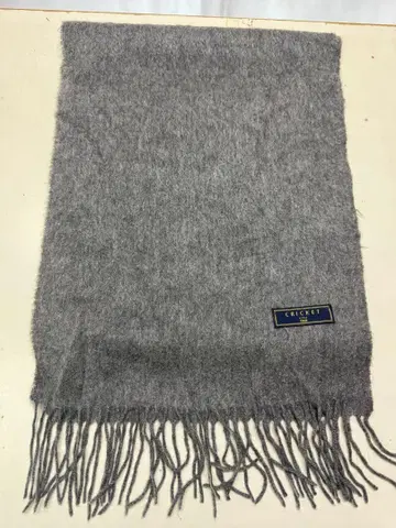 CRICKET 크리켓 캐시미어 프린지 머플러 그레이 무지 촉감