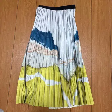 Graceful Smile 플리츠 롱 스커트 XL