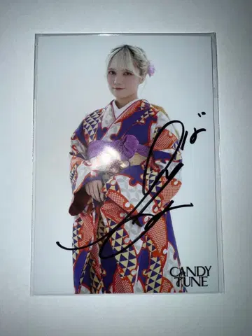 CANDYTUNE 미야노 시즈카 사인 사진