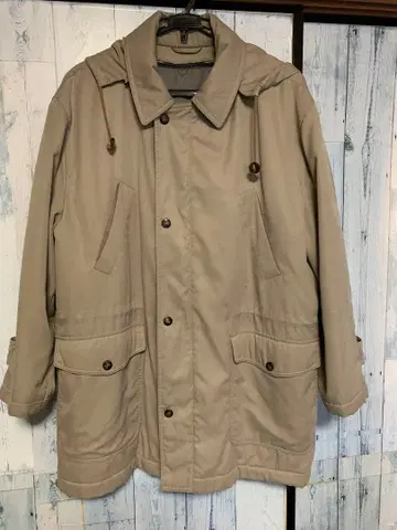 SUPERIOR 베이지 후드 부착 마운틴 후드티