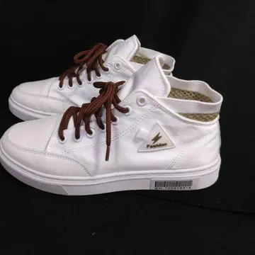 화이트 하이컷 스니커즈 Fashion 24.5cm