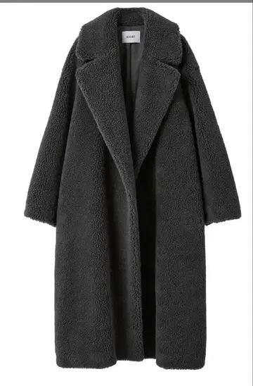 하운트 보아 롱 코트 36 그레이