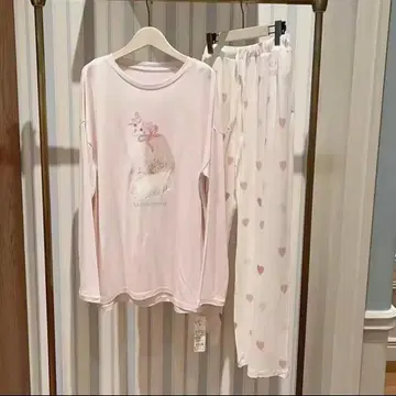 [ 당일 발송 가능 ] gelato pique 고양이 룸웨어 세트