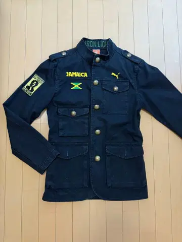 PUMA 밥 말리 밀리터리 자켓 네이비