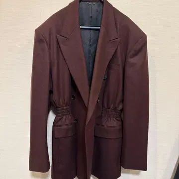 JOHN LAWRENCE SULLIVAN 허리 개더 자켓